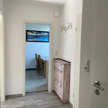 Helle Balkonwohnung Spiekeroog شقة هوكسيل